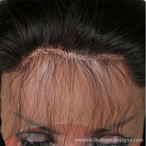 Wholesale Cheap Price Virgin Brazilian Hair High Quality Straight 360 Lace Frontal With Baby Hair